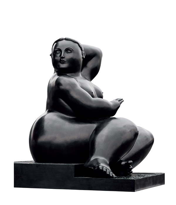 Seated Woman by Fernando Botero